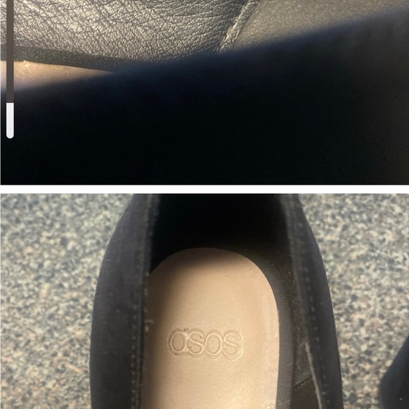 “ASOS” Provider Heeled Faux Suede Loafer - Picture 9 of 9